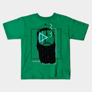 Bearded Alter ego version 4 Kids T-Shirt